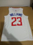 NBA 2017-18 Los Angeles Clippers 23 Lou Williams Association blanc Swingman Maillot